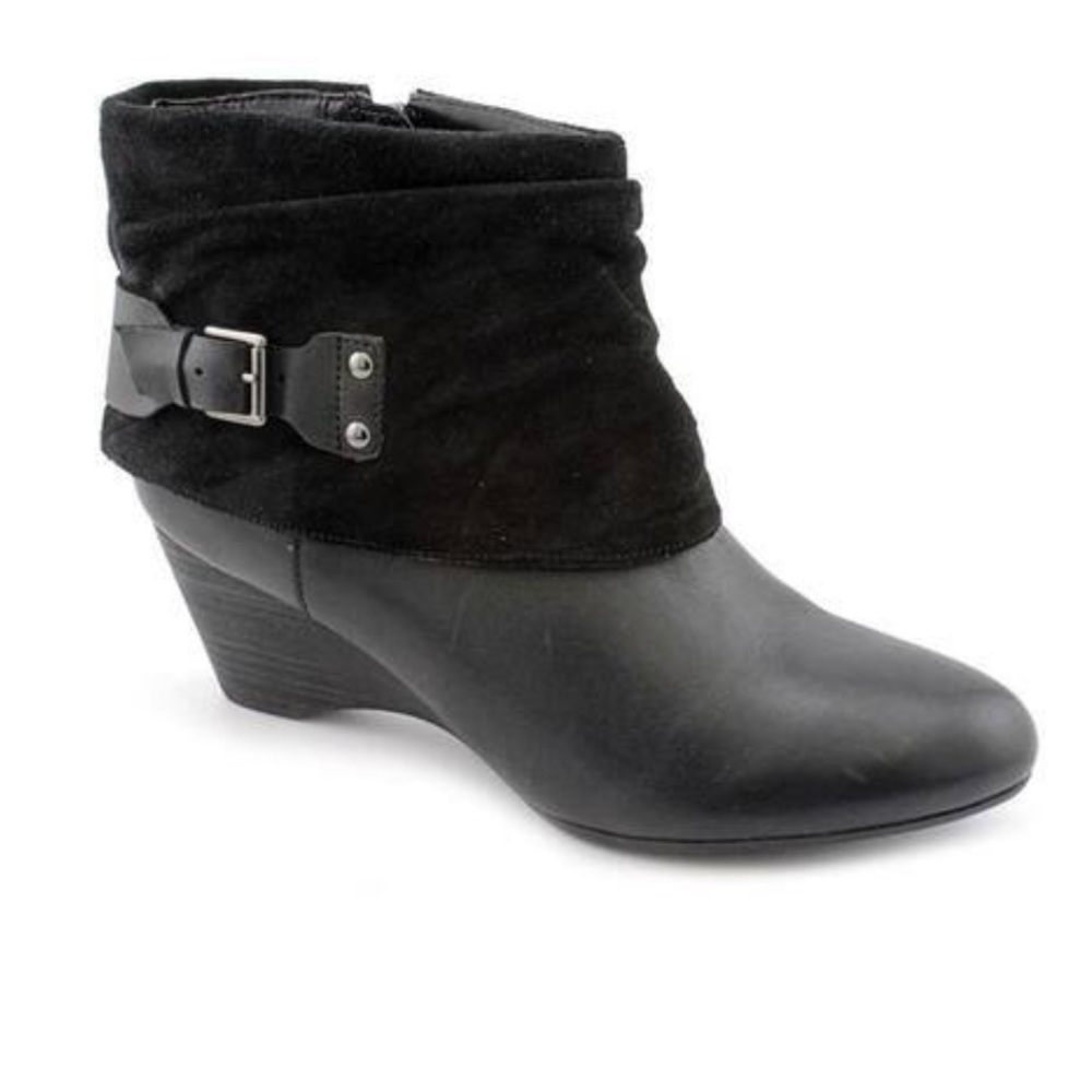 Clark Artisan Trolley Twirlc Leather & Suede Boots